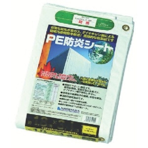 萩原工業 PE防炎シート 白 コンパクト 1.8m×3.6m PEB1836