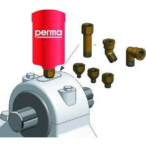 perma パーマNOVA 温度センサー付き自動給油器 SF01標準グリス125CC付 パーマNOVA 温度センサー付き自動給油器 SF01標準グリス125CC付 PN-SF01-125