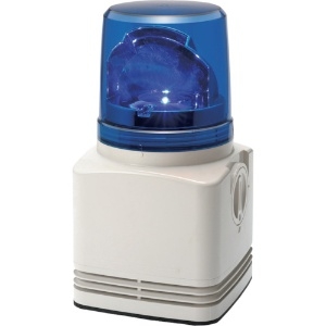 パトライト 電子音内蔵LED回転灯 色:青 RFT-100A-B