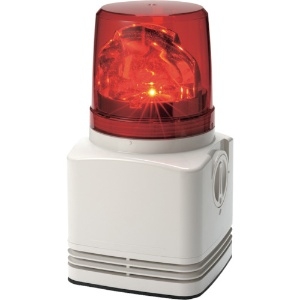パトライト 電子音内蔵LED回転灯 色:赤 RFT-24A-R