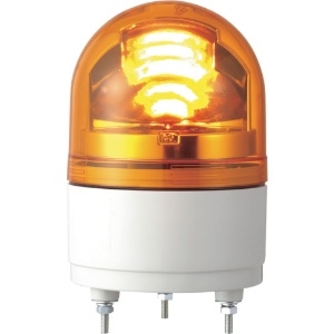パトライト 【生産完了品】RHE型 LED小型回転灯 Φ100 黄 RHE12Y