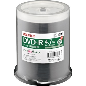 バッファロー 光学メディア DVD-R PCデータ用 4.7GB 法人チャネル向け 100枚+5枚 光学メディア DVD-R PCデータ用 4.7GB 法人チャネル向け 100枚+5枚 RO-DR47D-105PWZ