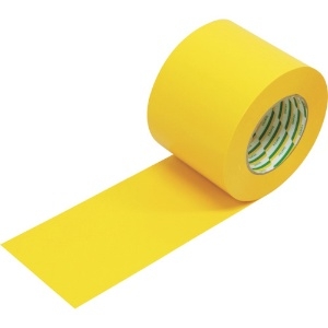 パイオラン 耐久ラインテープ 100mm×50m 黄 耐久ラインテープ 100mm×50m 黄 TL15YE100MM