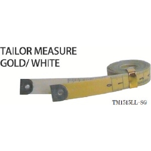 プロマート テーラーメジャー1.5m 余白有 白/ゴールド テーラーメジャー1.5m 余白有 白/ゴールド TM1515LL-SG