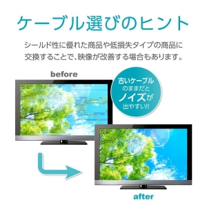 サン電子 【生産完了品】【アウトレット】4K8K衛星放送対応5C用同軸ケーブル 15m 黒 【アウトレット】4K8K衛星放送対応5C用同軸ケーブル 15m 黒 S5CAL15BP_OUTLET 画像3