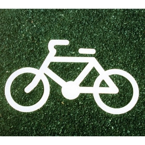 アトムペイント フロアサイン 自転車マーク (幅62cmx高さ35cm) フロアサイン 自転車マーク (幅62cmx高さ35cm) 00001-03692