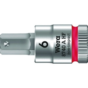 Wera 8740A HFソケット Hex-Plus 6.0x28mm 003337