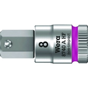 Wera 8740A HFソケット Hex-Plus 8.0x28mm 003339