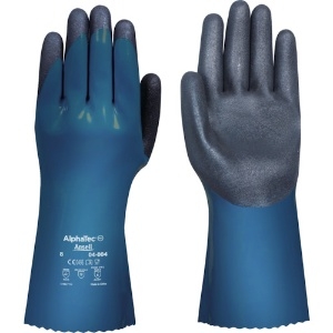 アンセル 耐薬品手袋 アルファテック 04-004 XLサイズ 04-004-10
