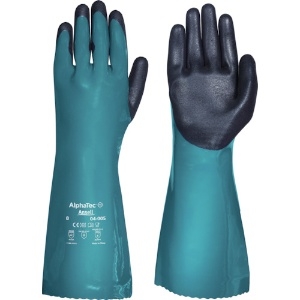 アンセル 耐薬品手袋 アルファテック 04-005 XLサイズ 耐薬品手袋 アルファテック 04-005 XLサイズ 04-005-10