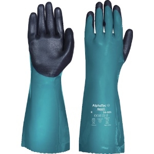 アンセル 耐薬品手袋 アルファテック 04-005 XLサイズ 耐薬品手袋 アルファテック 04-005 XLサイズ 04-005-10 画像2