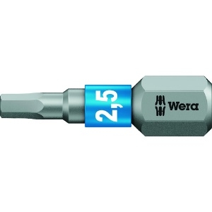 Wera 840/1 BTZ ヘックスプラスビット 2.5 x 25 mm 840/1 BTZ ヘックスプラスビット 2.5 x 25 mm 056682