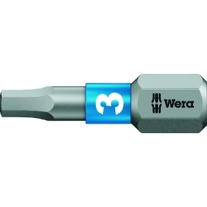 Wera 840/1 BTZ Hex-Plus ヘックスプラスビット 3.0 x 25 mm 056683