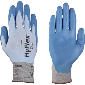 アンセル 耐切創手袋 ハイフレックス 11-518 XLサイズ 11-518-10