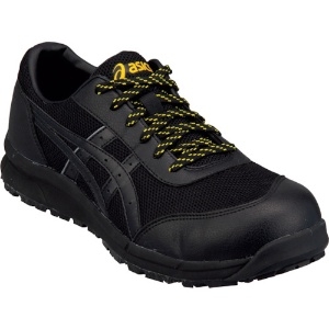 アシックス 静電気帯電防止靴 ウィンジョブCP21E ブラック×ブラック 22.5cm 1273A038.002-22.5