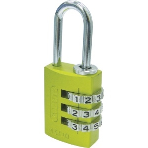 ABUS 【販売終了】ナンバー可変式南京錠 145-20 イエロー ナンバー可変式南京錠 145-20 イエロー 145-20-YE