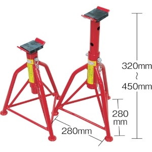 アストロプロダクツ 2TON リジットラック 2脚セット 2TON リジットラック 2脚セット 2007000004296 画像2