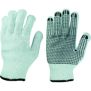 おたふく 選べるサイズ スベリ止手袋12双 ブラック L 205-BK-L