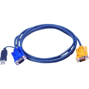ATEN USB KVMケーブル SPHDタイプ 1.8m(PS/2 KVM用) USB KVMケーブル SPHDタイプ 1.8m(PS/2 KVM用) 2L-5202UP