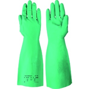 アンセル 耐油・耐薬品ニトリル厚手手袋 アルファテック ソルベックス 37-165 XLサイズ 37-165-10