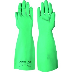 アンセル 耐油・耐薬品ニトリル厚手手袋 アルファテック ソルベックス 37-165 Lサイズ 37-165-9