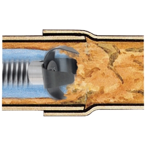 アサダ ダブルグリースカッタ φ10・φ13・φ16mmワイヤ用 ヘッド径φ40mm パイプ径φ50〜75mm ヘッド長さ37mm ダブルグリースカッタ φ10・φ13・φ16mmワイヤ用 ヘッド径φ40mm パイプ径φ50〜75mm ヘッド長さ37mm 48602 画像2