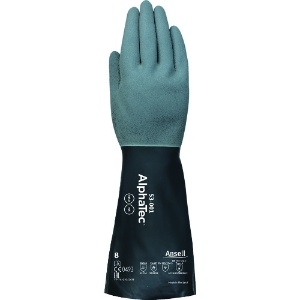 アンセル 耐薬品手袋 アルファテック 53-001 XLサイズ 53-001-10