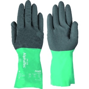 アンセル 耐薬品手袋 アルファテック 58-270 Lサイズ 耐薬品手袋 アルファテック 58-270 Lサイズ 58-270-9
