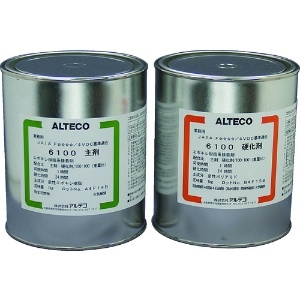 アルテコ 工業用 2液エポキシ接着剤 6100 2kgセット (汎用) 工業用 2液エポキシ接着剤 6100 2kgセット (汎用) 6100-2KG