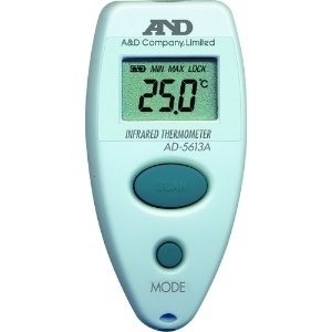 A&D デジタル放射温度計ブルー AD5613A