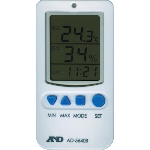 A&D 温度湿度アラーム付き温湿度計 温度湿度アラーム付き温湿度計 AD-5640B