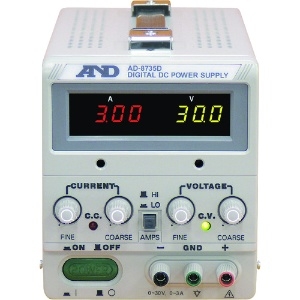 A&D 直流安定化電源トラッキング動作可能LEDデジタル表示 AD-8735D