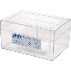 A&D 空ボックス(ロックなし)10/20/200μL用 空ボックス(ロックなし)10/20/200μL用 AX-BOX-200B