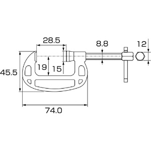 エビ B型シャコ万力 25mm B型シャコ万力 25mm B25 画像4