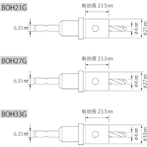 エビ バイメタルホルソー Aセット バイメタルホルソー Aセット BOHASET 画像2