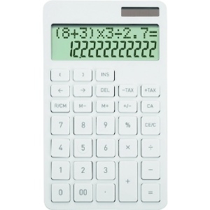アスカ 計算式表示電卓 ホワイト C1242W