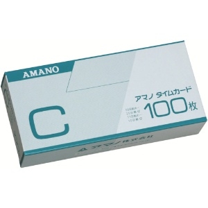アマノ タイムカードC (100枚入) タイムカードC (100枚入) C-CARD