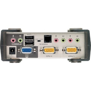 ATEN KVMP[[TM上]]スイッチ 2ポート/USB/VGA/オーディオ/USB2.0ハブ2ポート KVMP[[TM上]]スイッチ 2ポート/USB/VGA/オーディオ/USB2.0ハブ2ポート CS1732A 画像2
