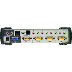 ATEN KVMP[[TM上]]スイッチ 4ポート/USB/VGA/オーディオ/USB2.0ハブ2ポート KVMP[[TM上]]スイッチ 4ポート/USB/VGA/オーディオ/USB2.0ハブ2ポート CS1734A 画像2