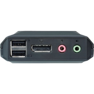 ATEN KVMスイッチ 2ポート/USB/DisplayPort/ケーブル型(ワイヤードリモコン付) KVMスイッチ 2ポート/USB/DisplayPort/ケーブル型(ワイヤードリモコン付) CS22DP 画像2