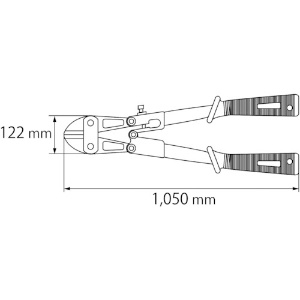 エビ ボルトクリッパー 1050mm ボルトクリッパー 1050mm EBC1050 画像2