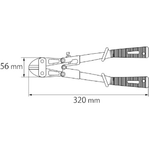 エビ ボルトクリッパー 300mm ボルトクリッパー 300mm EBC300 画像2