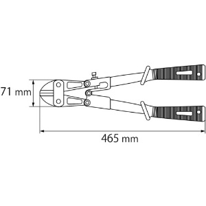 エビ ボルトクリッパー 450mm ボルトクリッパー 450mm EBC450 画像3