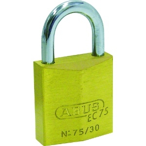 ABUS 真鍮南京錠 EC75-30 ディンプルシリンダー 同番 真鍮南京錠 EC75-30 ディンプルシリンダー 同番 EC75-30