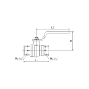 オンダ製作所 FF型(フルボア) Rc1/2 レバーハンドル FF型(フルボア) Rc1/2 レバーハンドル FF-15 画像2