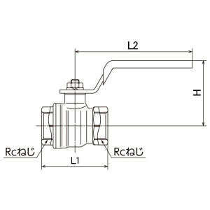 オンダ製作所 FF2型(フルボアコンパクト) Rc3/8 FF2型(フルボアコンパクト) Rc3/8 FF2-10 画像2