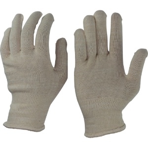 おたふく 綿下ばき手袋 10双組 L G-570-L