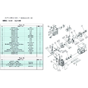ULVAC GLD-280/280A/280B用メンテナンスキットA GLD-280A