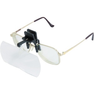 池田レンズ 双眼メガネルーペクリップタイプ2倍 HF-40E