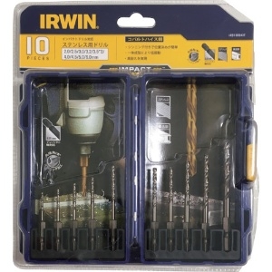 IRWIN ステンレス用六角軸ドリルビット10本セット 2.0mm-6.0mm ステンレス用六角軸ドリルビット10本セット 2.0mm-6.0mm IR91000KIT 画像4